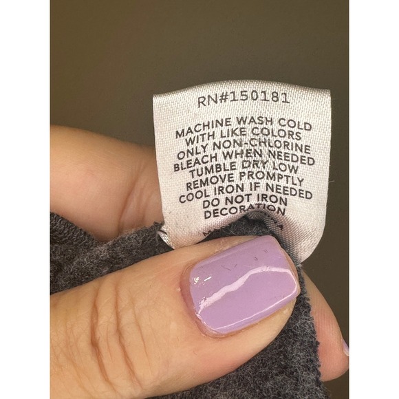 Grayson Threads Grey Bull Skull Graphic Long Sleeve Sweatshirt Junior's Large - Picture 5 of 5